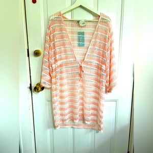 Shore life beach cover up